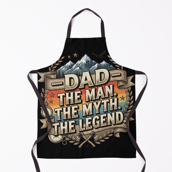 Item preview, Dad The Man The Myth The Legend Retro Sunset Mountain designed and sold by PACS0011.
