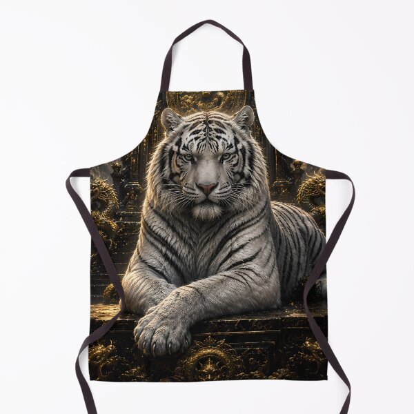 Item preview, King’s Light | White Tiger Throne | Majestic Fantasy Guardian Art designed and sold by ManJiangHong.