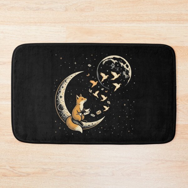 Item preview, Moon Messenger – Fox with Origami Birds designed and sold by Dogandesighn.