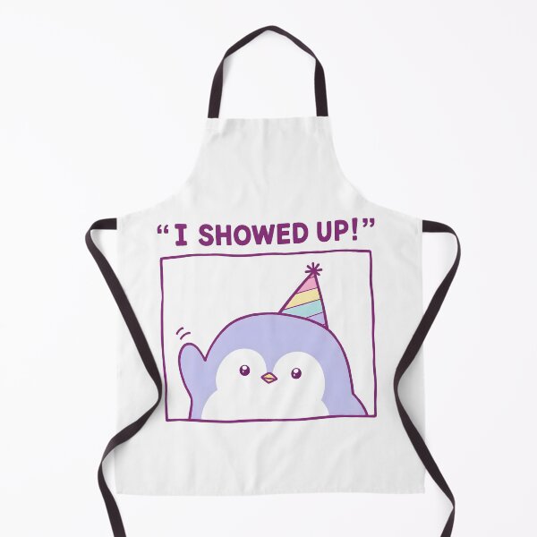 Item preview, I Showed Up Penguin designed and sold by ChocoMellowCo.