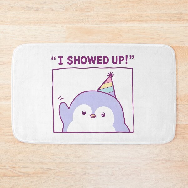 Item preview, I Showed Up Penguin designed and sold by ChocoMellowCo.