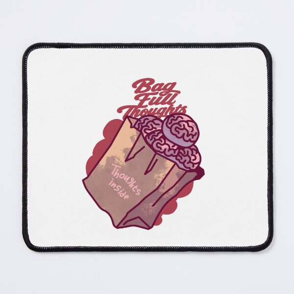 Item preview, Bag Full Thoughts Funny Overthinker Mental Health designed and sold by SamCollinsArt.