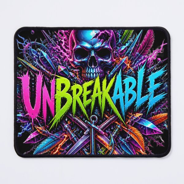 Item preview, Unbreakable Cyberpunk Skull Neon Graffiti Streetwear T-Shirt designed and sold by weeomano.