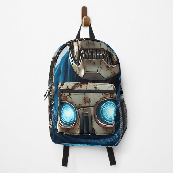 Item preview, Rusty Cybernetic Wanderer with Glowing Blue Eyes designed and sold by ToxicInkArt.