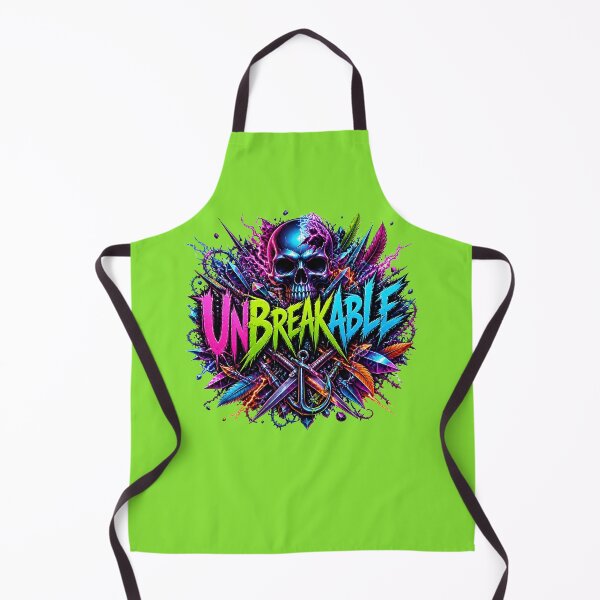 Item preview, Unbreakable Cyberpunk Skull Neon Graffiti Streetwear T-Shirt designed and sold by weeomano.