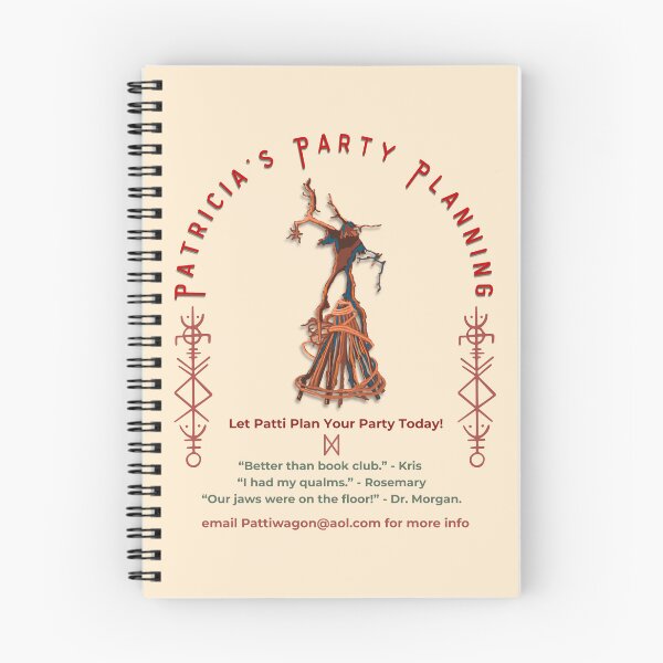 Item preview, Patricia's Party Planning Flyer designed and sold by MsBrillMakes.