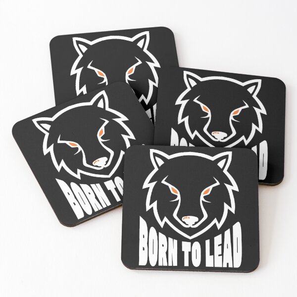Item preview, Born To Lead Wolf Mascot designed and sold by DPlab.