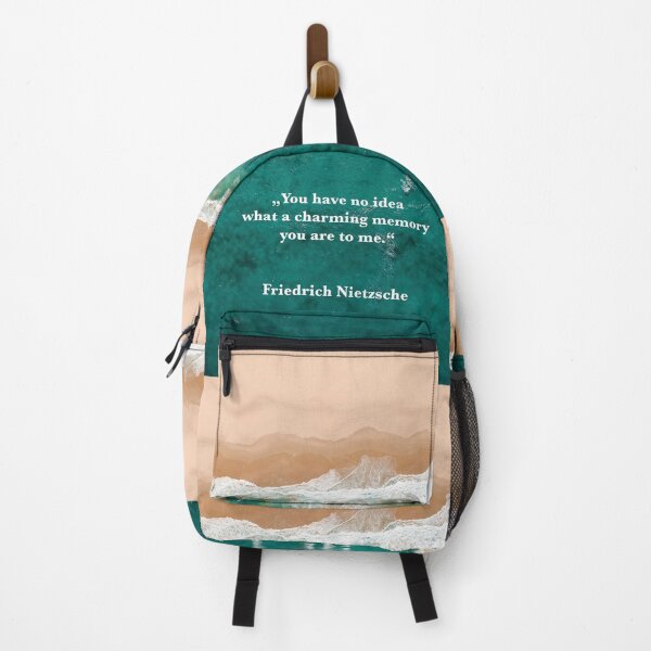 Item preview, Nietzsche quote Charming Memory Beach Ocean Saying designed and sold by Mauswohn.