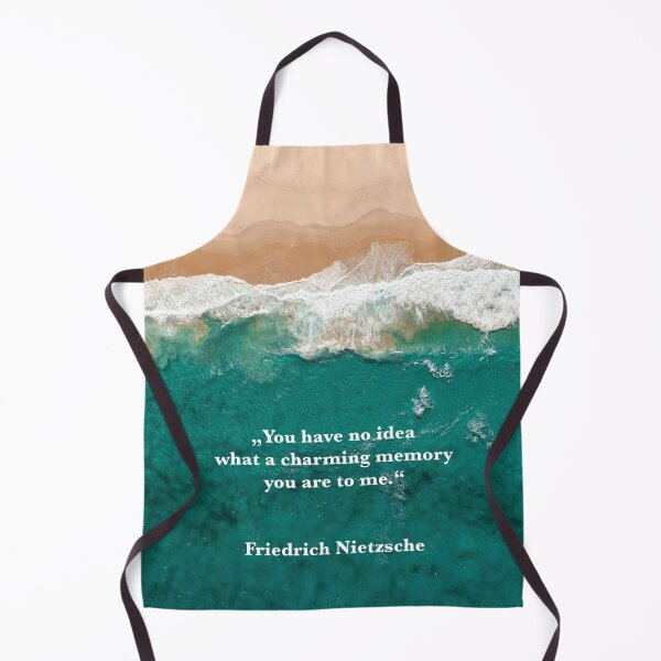 Item preview, Nietzsche quote Charming Memory Beach Ocean Saying designed and sold by Mauswohn.