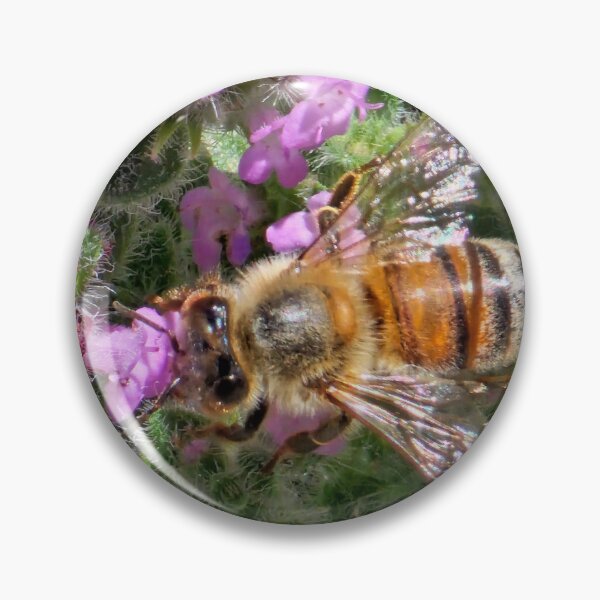 Item preview, Bee on purple  designed and sold by DancingCreek.