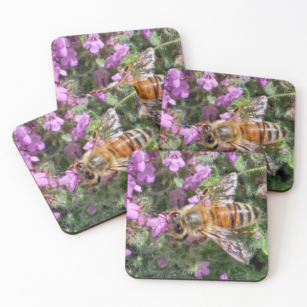Item preview, Bee on purple  designed and sold by DancingCreek.