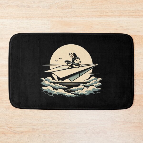 Item preview, Paper Plane Pilot – Adventurous Rabbit in the Sky designed and sold by Dogandesighn.