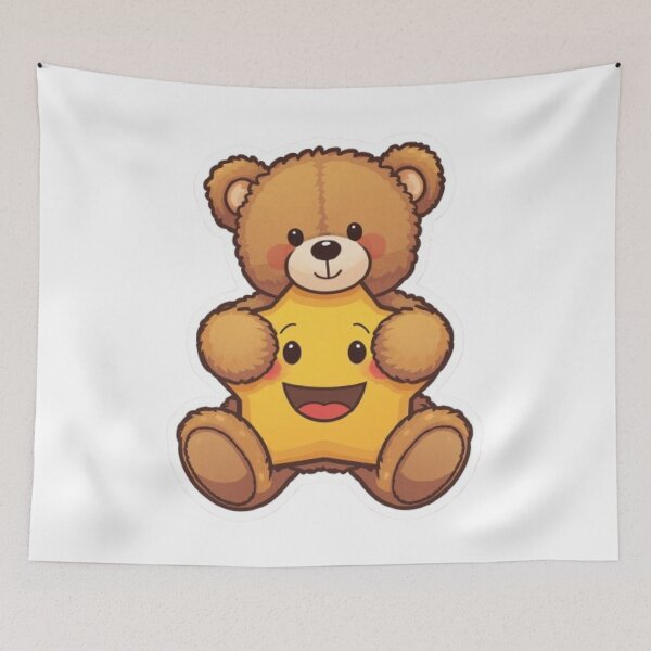 Item preview, Jellybean Bear Cute Kawaii Sticker designed and sold by Stylestickers55.