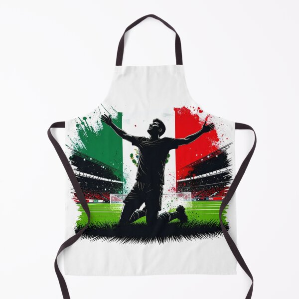 Item preview, Mexico Soccer Player Art — Mexican Football Flag Action Fan Print designed and sold by icemanphotos.