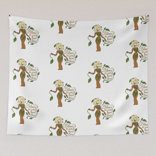 Item preview, Bloom In Your Own Time – Vintage Botanical Goddess Earthy Boho designed and sold by moodandwearshop.