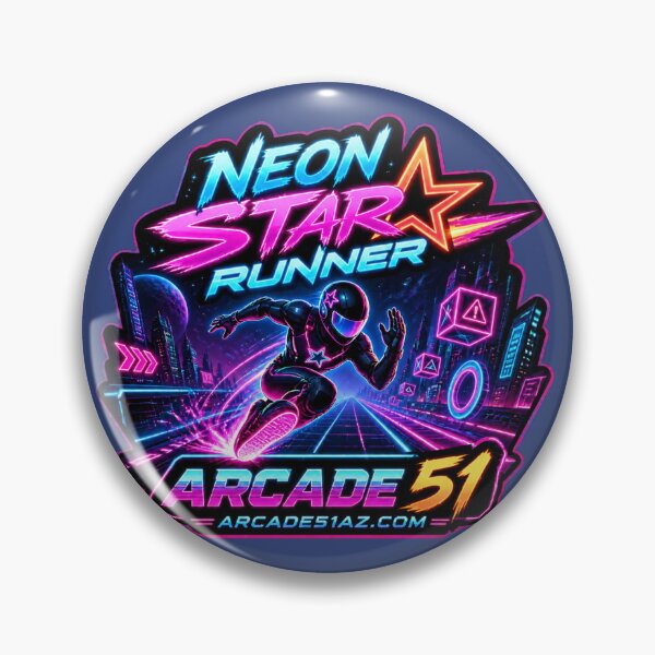 Item preview, Arcade 51: Neon Star Runner designed and sold by Arcade51az.