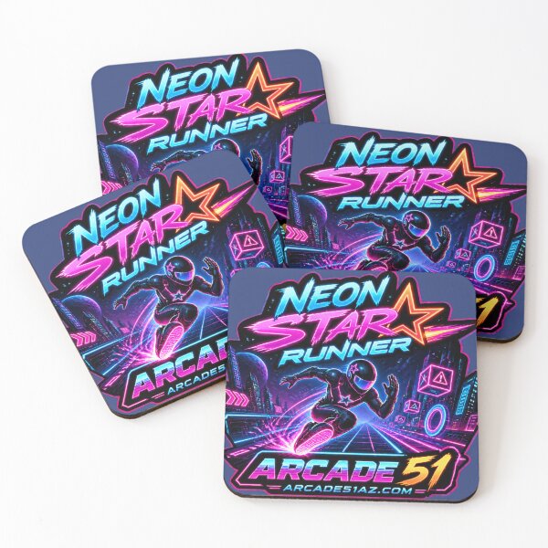 Item preview, Arcade 51: Neon Star Runner designed and sold by Arcade51az.
