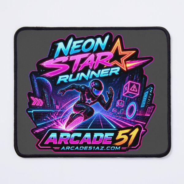 Item preview, Arcade 51: Neon Star Runner designed and sold by Arcade51az.