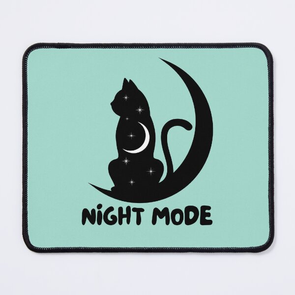 Item preview, Night Mode Cat designed and sold by AdicretorDesign.