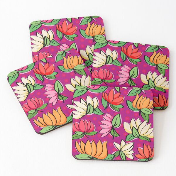 Item preview, Colorful Lotus Blossoms designed and sold by Enchanted Adventure .