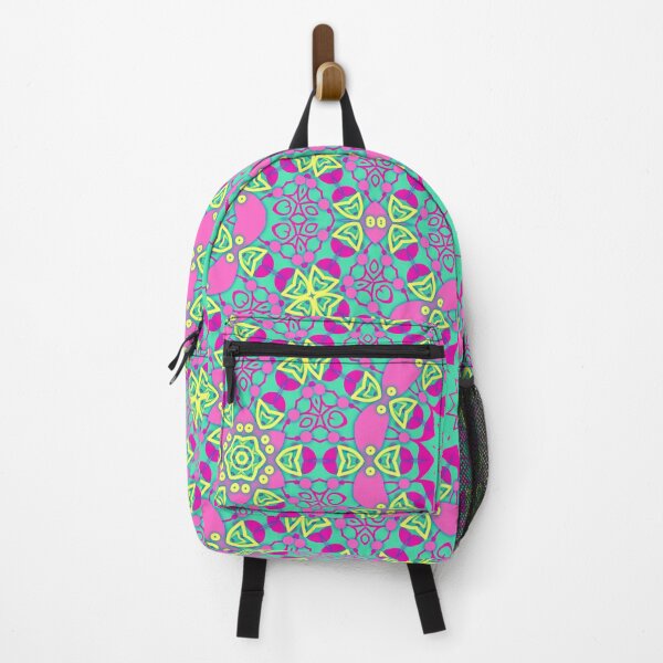 Item preview, Colorful Mandala Mosaic Pattern in Vibrant Pink and Teal designed and sold by DreamsArtwear.