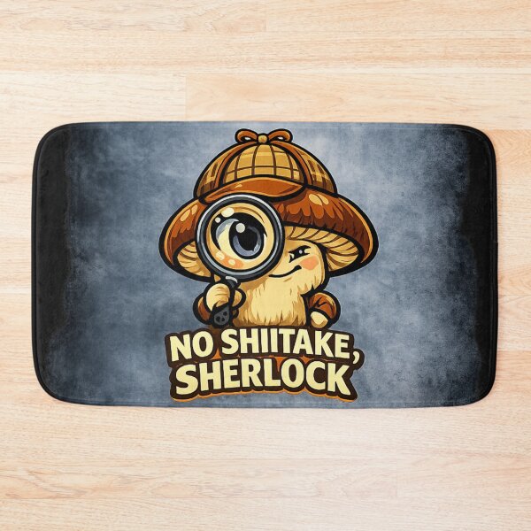 Item preview, No Shiitake, Sherlock designed and sold by PurrfectWhisper.