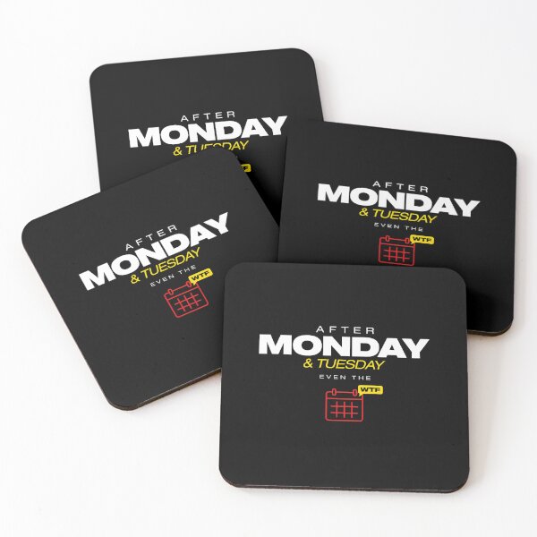 Item preview, After Monday and Tuesday Even the Calendar Says WTF Work Week Survivor designed and sold by Redgiant87x.