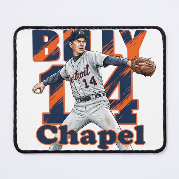 Item preview, Retro Billy Chapel 14 - Classic Baseball Cinema designed and sold by Thogan0416.