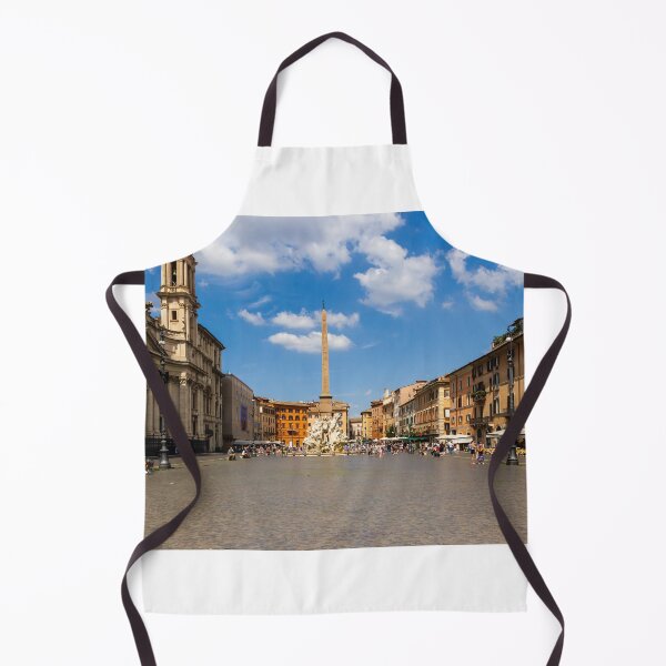 Item preview, Piazza Navona In Rome With Fountain Of The Four Rivers And Crowds On Sunny Day designed and sold by Nmallia.