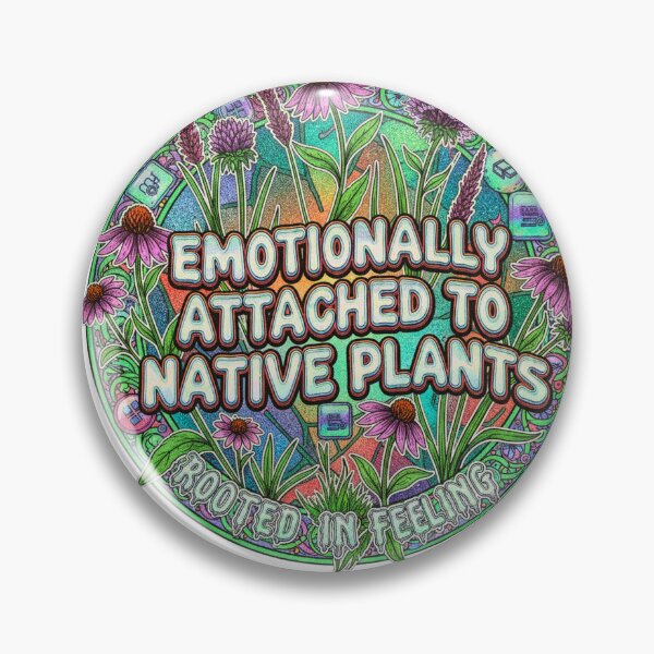 Item preview, Emotionally Attached to Native Plants Vintage Prairie Flower Aesthetic designed and sold by FitEnvy.