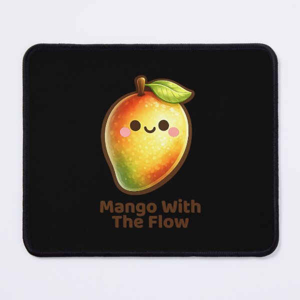 Item preview, Cute Mango — Mango With The Flow designed and sold by DreamMachine69.