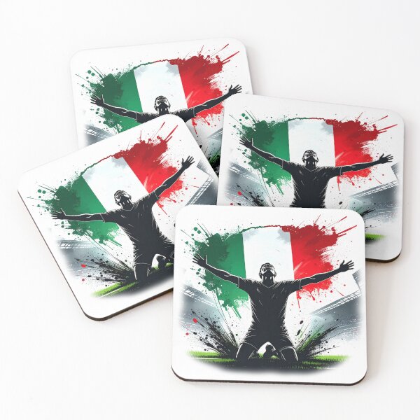 Item preview, Mexico Soccer Player Art — Mexican Football Flag Action Fan Print designed and sold by icemanphotos.