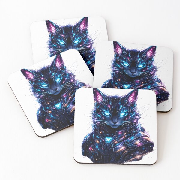 Item preview, Cyber Cat Guardian designed and sold by Mysthor-Designs.