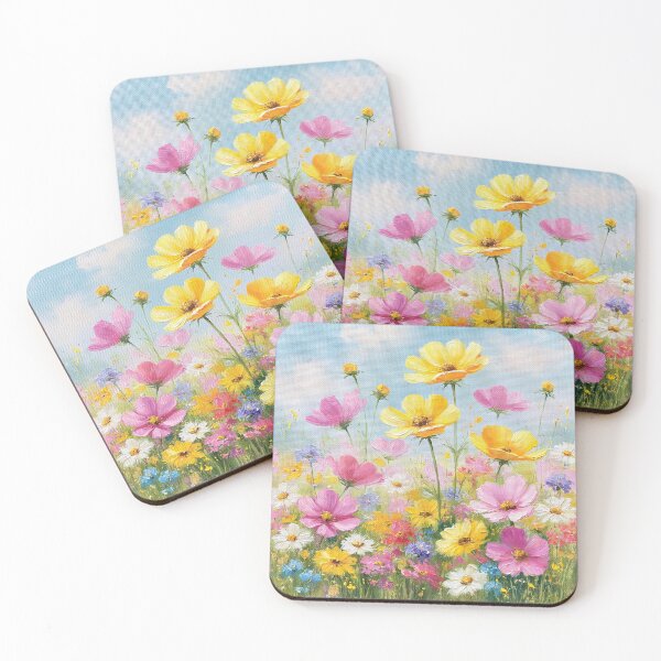 Item preview, Bright Pastel Spring wildflowers designed and sold by dcrc.