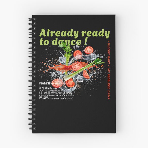Item preview, Already Ready to Dance Bloody Mary Dancers & Dreamers Recipe designed and sold by JOCSTOCK.
