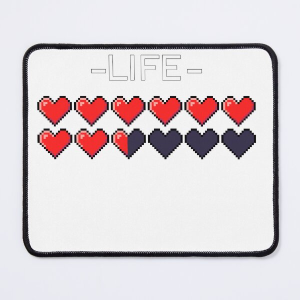 Item preview, RPG Life hearts designed and sold by SquareDungeon.