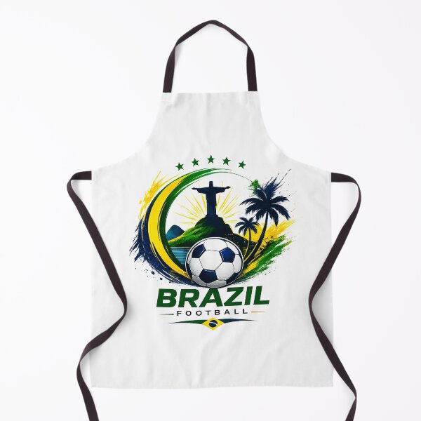 Item preview, Brazil Football Ultra Modern Minimal Color Blast Design designed and sold by TKOprintdesigns.