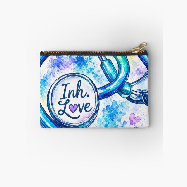 Item preview, Inh. Love | Watercolor Respiratory Therapist Stethoscope designed and sold by CollectionsJEm.