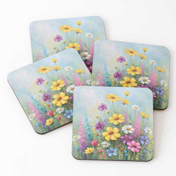 Item preview, Bright Pastel Spring wildflowers designed and sold by dcrc.