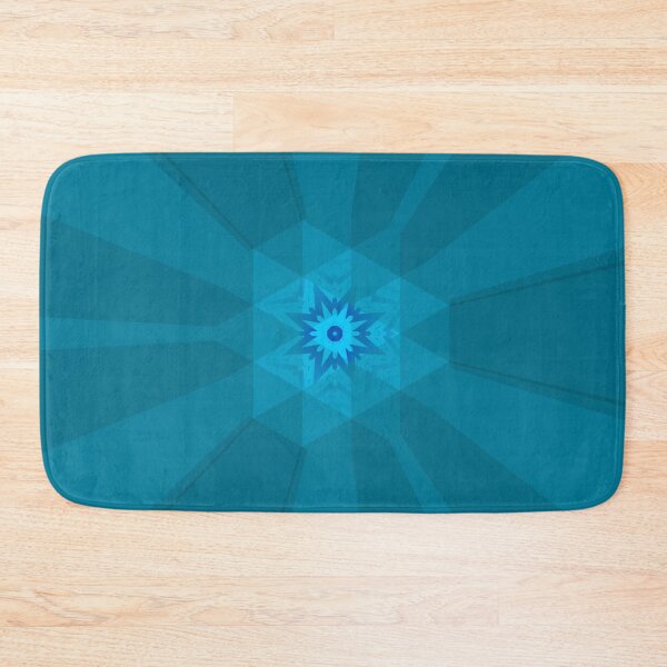 Item preview, Blue Radiant Starburst Mandala designed and sold by IntelliMindDesigns.