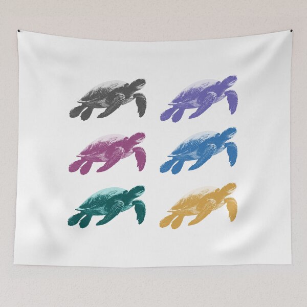 Item preview, Sea Turtles | Colorful Pop Art  designed and sold by MammothArt.