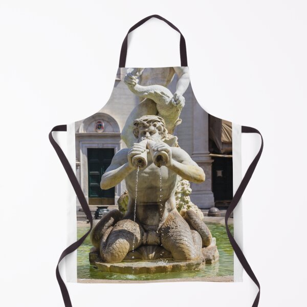 Item preview, Marble Fountain Statue Spouting Water With Pigeons Perched on Head and Basin designed and sold by Nmallia.