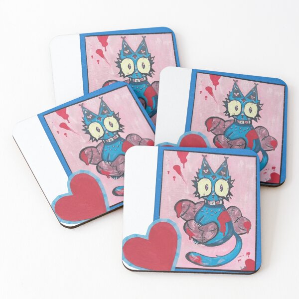 Item preview, Creepy Cute Grunge Cat Patchwork Heart Creepypasta Graphic designed and sold by Spooky-Fluffy.