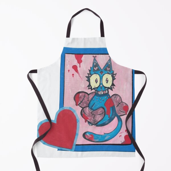 Item preview, Creepy Cute Grunge Cat Patchwork Heart Creepypasta Graphic designed and sold by Spooky-Fluffy.