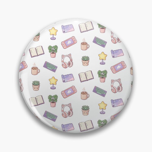 Item preview, Cozy Gamer Aesthetic Desk Sanctuary Pastel Gaming Illustrative Art designed and sold by Osmose-Studio ⭐⭐⭐⭐⭐.
