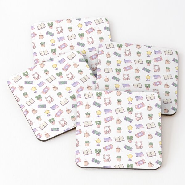 Item preview, Cozy Gamer Aesthetic Desk Sanctuary Pastel Gaming Illustrative Art designed and sold by Osmose-Studio.