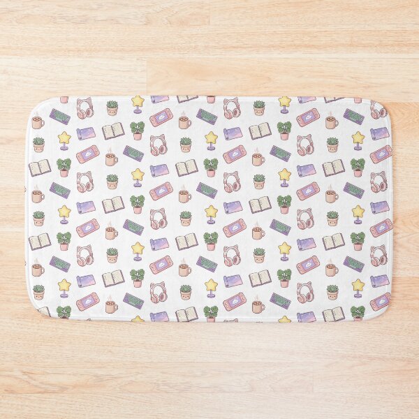 Item preview, Cozy Gamer Aesthetic Desk Sanctuary Pastel Gaming Illustrative Art designed and sold by Osmose-Studio ⭐⭐⭐⭐⭐.