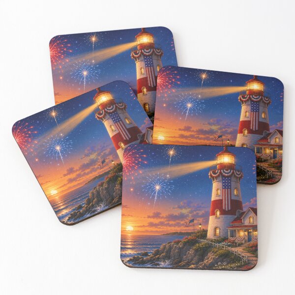 Item preview, Coastal 4th of July Scene designed and sold by jgvisualarts.