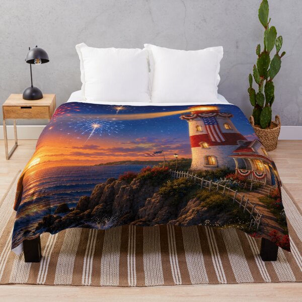 Item preview, Coastal 4th of July Scene designed and sold by jgvisualarts.
