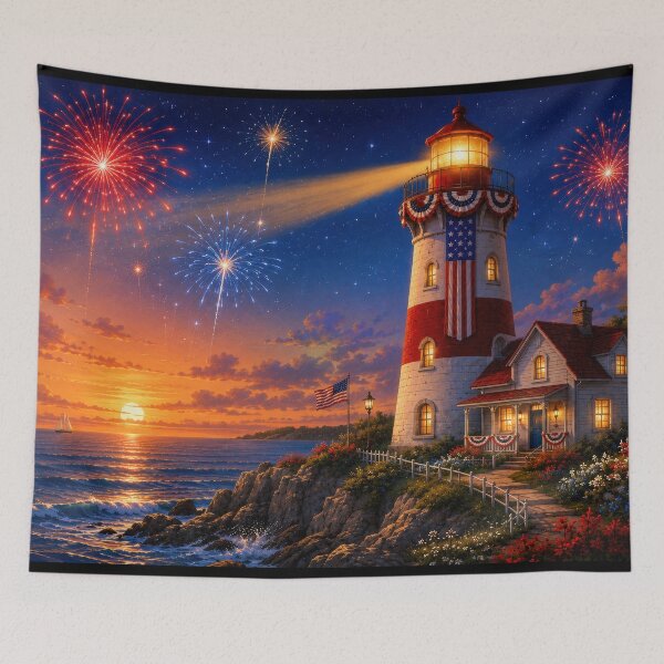 Item preview, Coastal 4th of July Scene designed and sold by jgvisualarts.